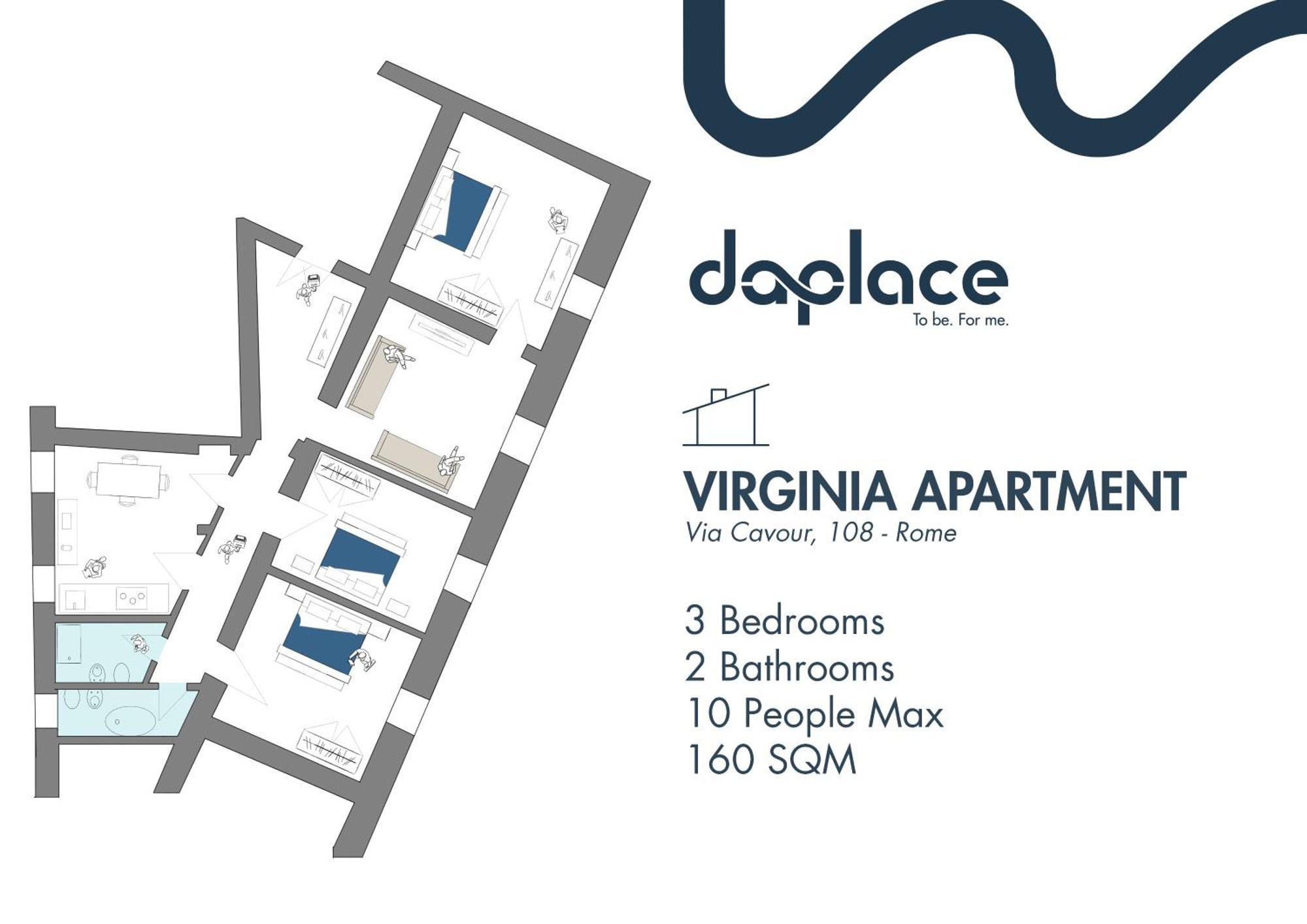 Daplace - Virginia Apartment โรม ภายนอก รูปภาพ